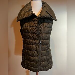Marc New York Andrew Marc Olive Puffer Vest Women’s Size Small Quilted Outerwear